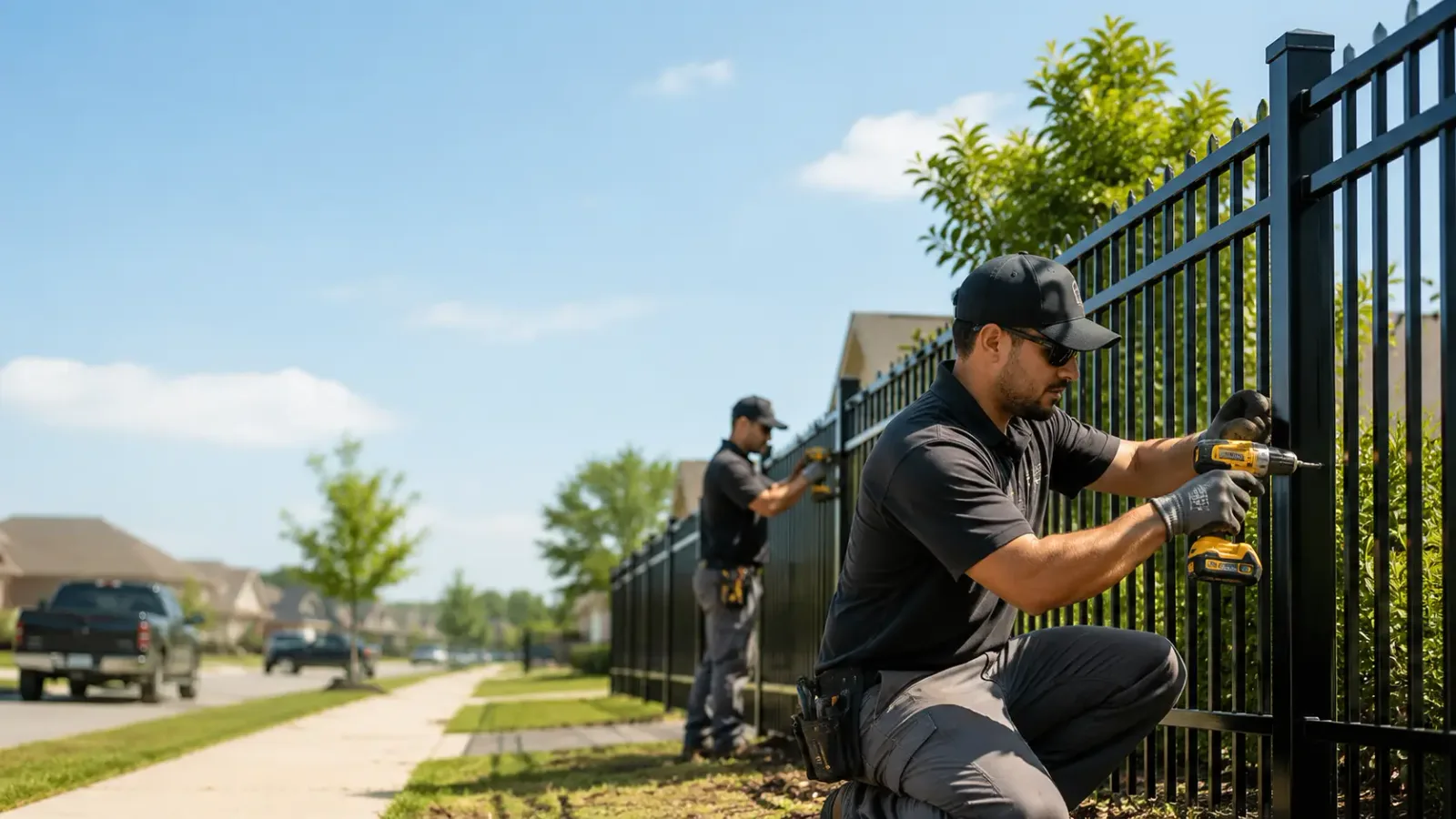 Metal Fence Installation in Hampton, KY